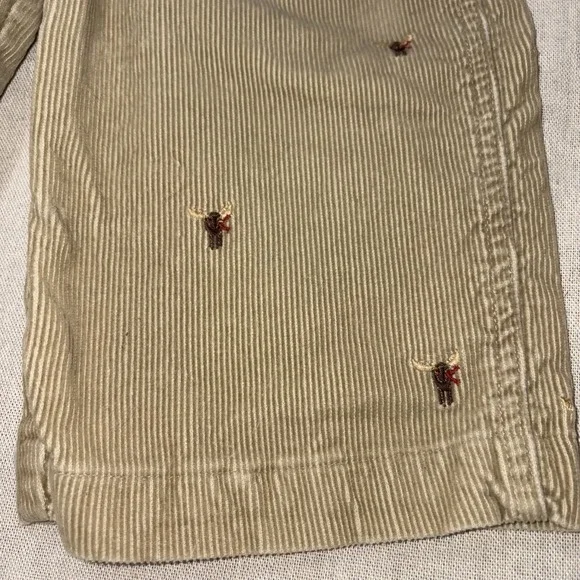 Janie and‎ Jack Overalls Boys In the Mountain (brown beige/ size 3T) Embroidered - Picture 2 of 6